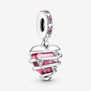 Pandora Love Confession Heart Spiral Charm